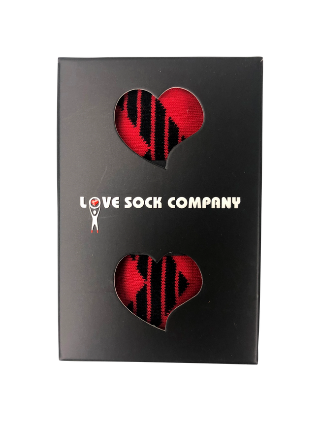 Zig Zag Red Box (1) - LOVE SOCK COMPANY