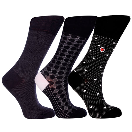 Timeless & Vibrant Women's Dress Socks Gift Pack - Organic Cotton - Milano