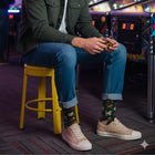 Premium Seamless Crew Socks - Fun Patterns & Stay-Up Organic Cotton - Monkey