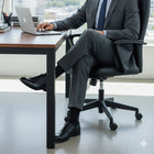 Superior Comfort: The Best Organic Cotton Mid-Calf Socks - Biz Dots Black