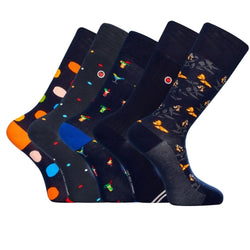 The Best Luxury Sock Gift Set for Men: Organic Cotton 5-Pack - Barcelona