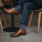Luxury 3-Pack: Premium Organic Cotton Mid-Calf Dress Socks - Chicago