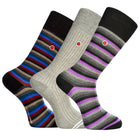 Luxury 3-Pack: Premium Organic Cotton Mid-Calf Dress Socks - Chicago