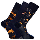 The Non-Binding 3-Pack: Premium Men's Mid-Calf Dress Socks - Tokyo