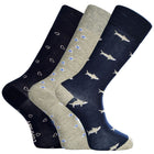 The Non-Binding 3-Pack: Premium Men's Mid-Calf Dress Socks - Shark Tank