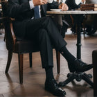 Luxury Organic Cotton Dress Socks for Men: Seamless Fit & Stay-Up Guarantee - Wedding Gift