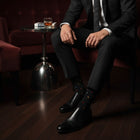 Luxury Organic Cotton Dress Socks for Men: Seamless Fit & Stay-Up Guarantee - Wedding Gift