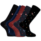 Superior Comfort 5-Pack: The Best Organic Cotton Mid-Calf Socks - Office Socks