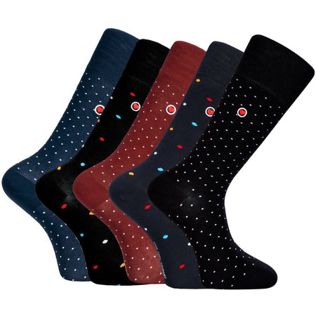 Superior Comfort 5-Pack: The Best Organic Cotton Mid-Calf Socks - Office Socks
