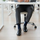 Luxury 3-Pack: Premium Organic Cotton Mid-Calf Dress Socks - Ribbed Solids