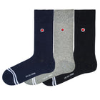 Luxury 3-Pack Women's Crew Dress Socks - Seamless Comfort - Ribbed Solid Pack