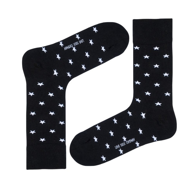 The Best Women's Crew Socks: Performance Organic Cotton with Arch Support - Stars