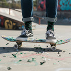 Premium Seamless Crew Socks - Fun Patterns & Stay-Up Organic Cotton - Alligator