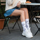 3-Pack Fun Hearts Pattern Crew Socks - Perfect Christmas & Valentine's Gift