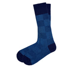 Men's Mid-Calf Dress Socks - Organic Cotton - Colorful Fun Pattern - Love Sock Company -Deluxe