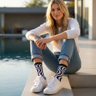 Luxury Seamless Dress Socks for Women - Premium Organic Cotton