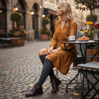 Classic Knee-High Socks - Seamless Comfort & Winter Warmth - Grey