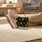 Premium Seamless Crew Socks - Fun Patterns & Stay-Up Organic Cotton - Monkey