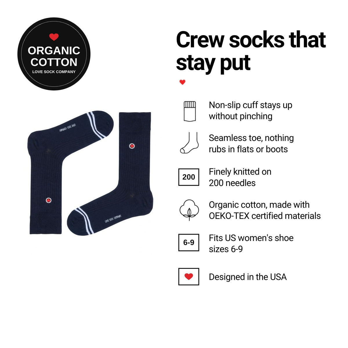 Ribbed Navy women&