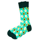 Avocado Eggs Novelty Socks Green (Unisex) - LOVE SOCK COMPANY