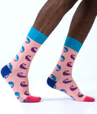 Chameleon Colorful Novelty Crew Socks (Unisex) - LOVE SOCK COMPANY