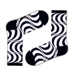 Love Sock Company Swirl Stripes Hypnotic Socks (W) - LOVE SOCK COMPANY