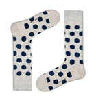 Men's Polka Dot Dress Socks - Big Polka (M) - LOVE SOCK COMPANY