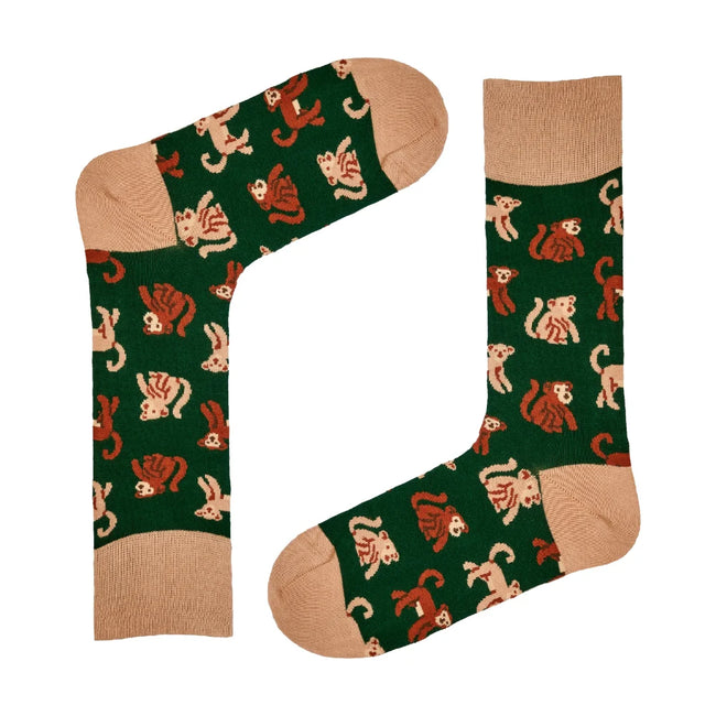 Monkey Socks (Unisex) - LOVE SOCK COMPANY