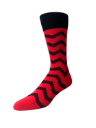 Zig Zag Red Box (1) - LOVE SOCK COMPANY