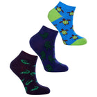Love Sock Company 3 Pair Colorful Fun Patterned Ankle Socks Bundle 1 (Unisex) - LOVE SOCK COMPANY
