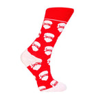Santa Clause Christmas Socks Red (W) - LOVE SOCK COMPANY