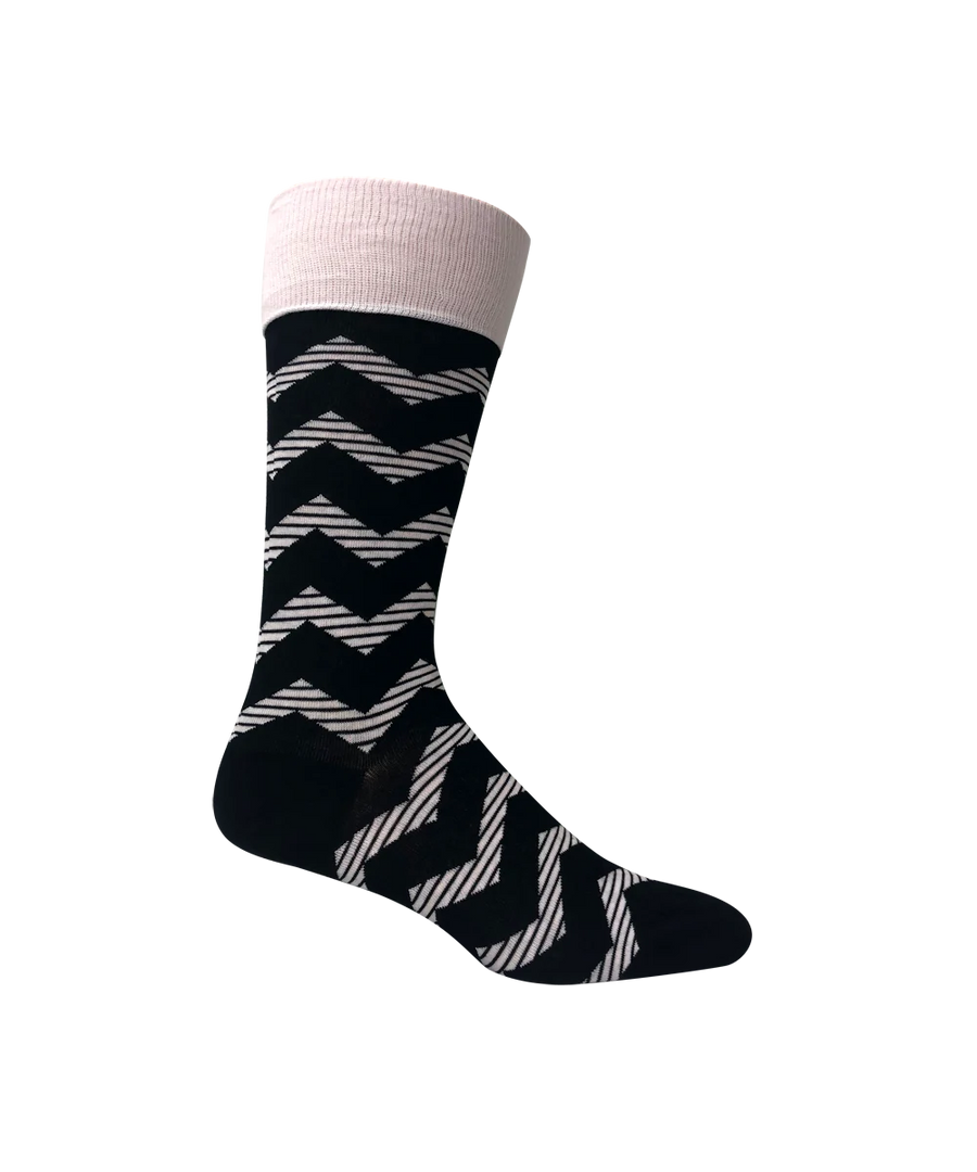 Zig Zag Black Box (1) - LOVE SOCK COMPANY