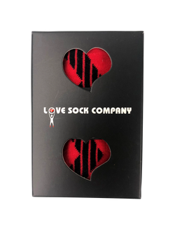 Zig Zag Red Box (1) - LOVE SOCK COMPANY