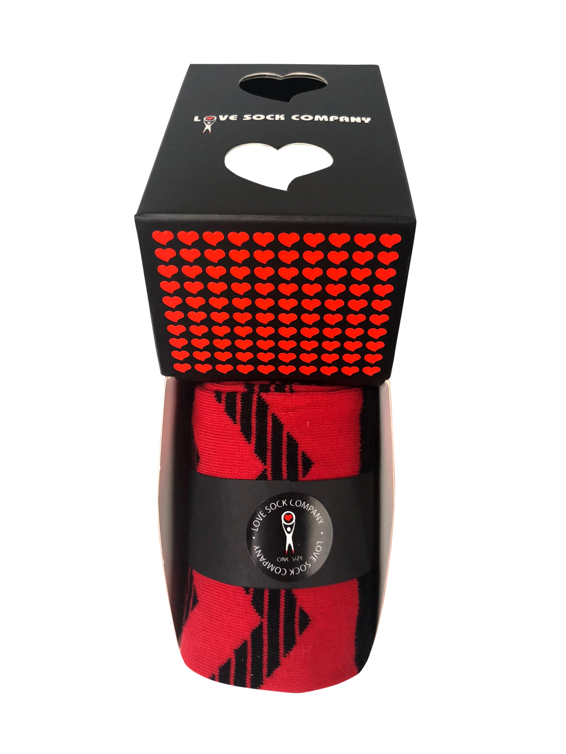 Zig Zag Red Box (1) - LOVE SOCK COMPANY