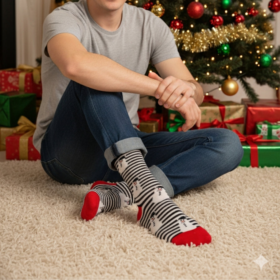 Men's Christmas Socks — organic cotton socks by Love Sock Company