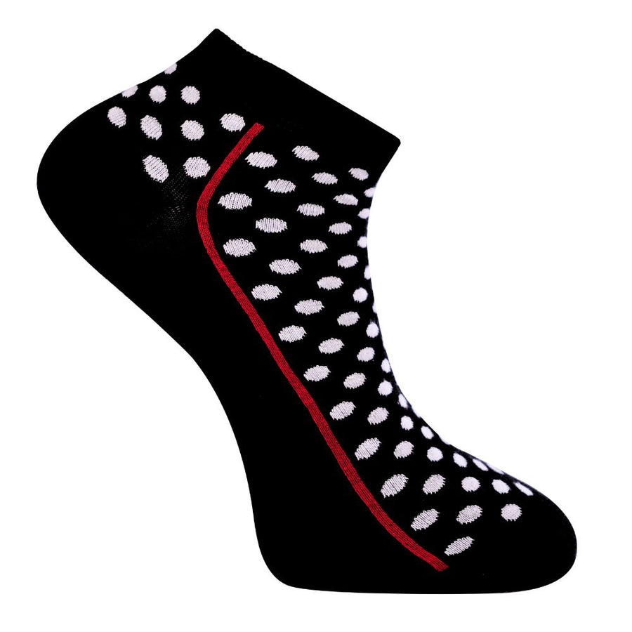 3 Pack Red Line Ankle Socks (Unisex) - LOVE SOCK COMPANY