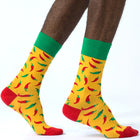 Men’s Colorful Fun Patterned Crew Socks Gift Pack