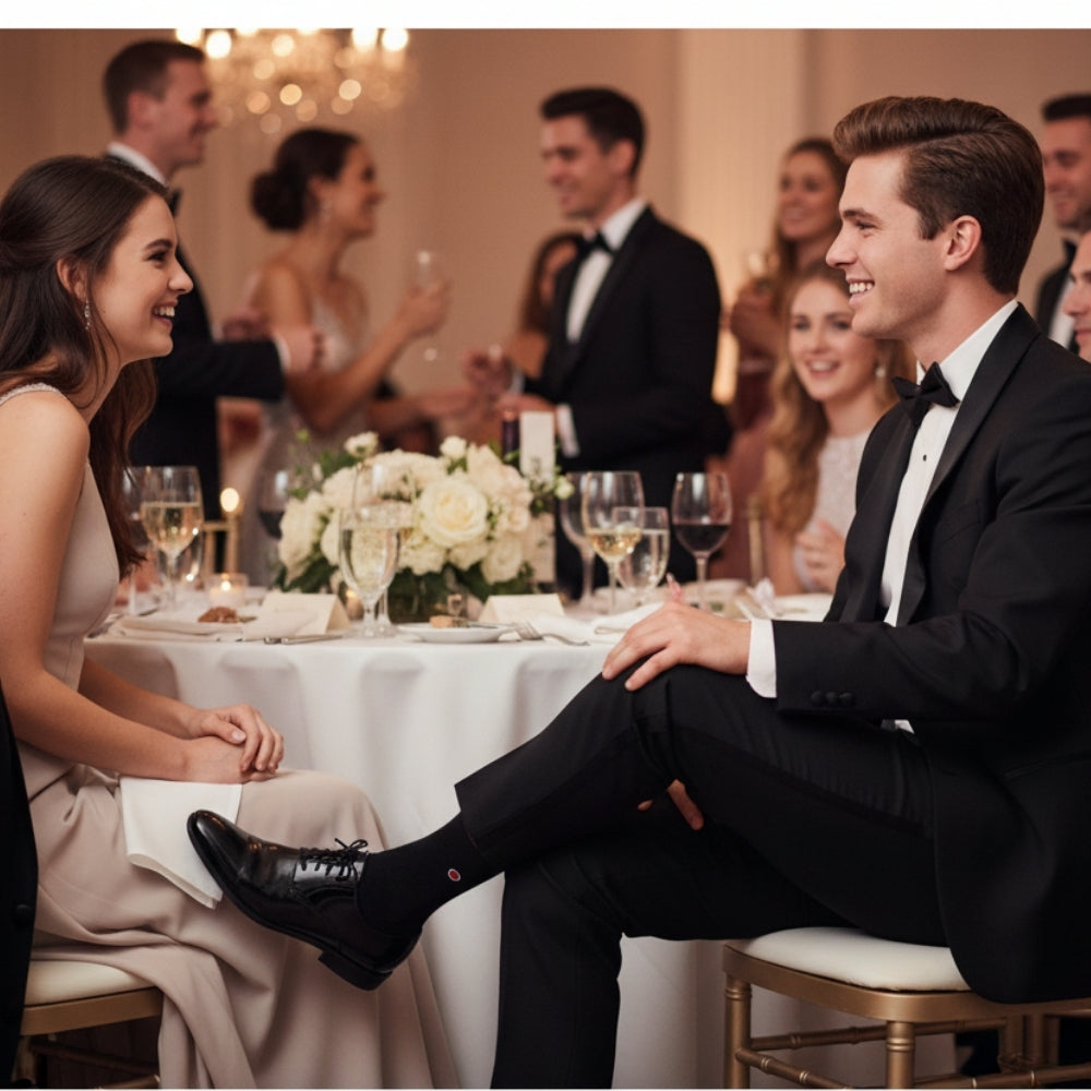 The Non-Binding 5-Pack: Premium Men's Mid-Calf Dress Socks - London