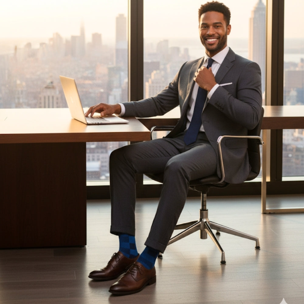 The Non-Binding 3-Pack: Premium Men's Mid-Calf Dress Socks