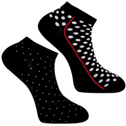2 Pack Mix Polka Dots Ankle Socks (Unisex) - LOVE SOCK COMPANY