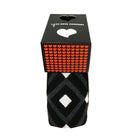 Patterned Men's Dress Socks Mirrors Black (M) - LOVE SOCK COMPANY