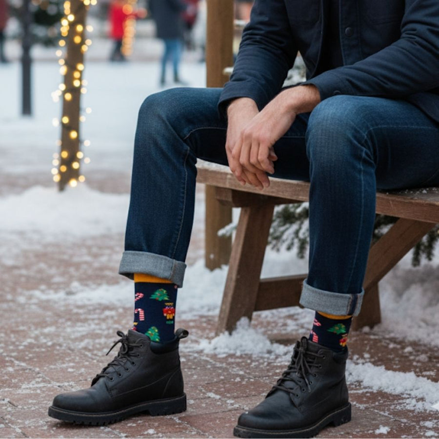 Men's Christmas Gift Set 3-Pack — organic cotton socks by Love Sock Company