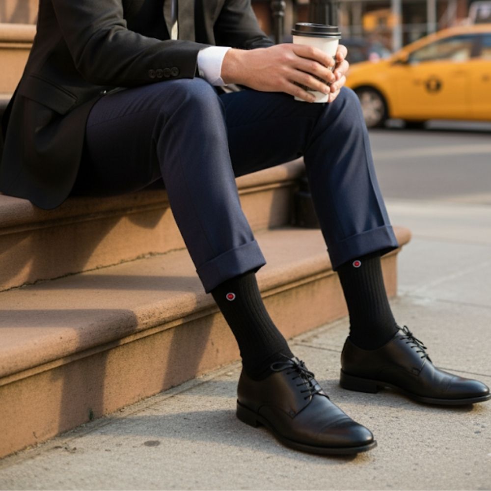 The Non-Binding 5-Pack: Premium Men's Mid-Calf Dress Socks - Scottsdale