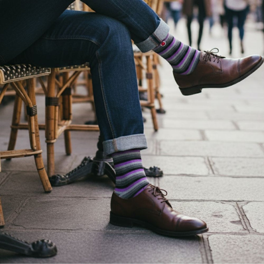 Men's Mid-Calf Dress Socks 5-Pack - Scottsdale — organic cotton socks by Love Sock Company