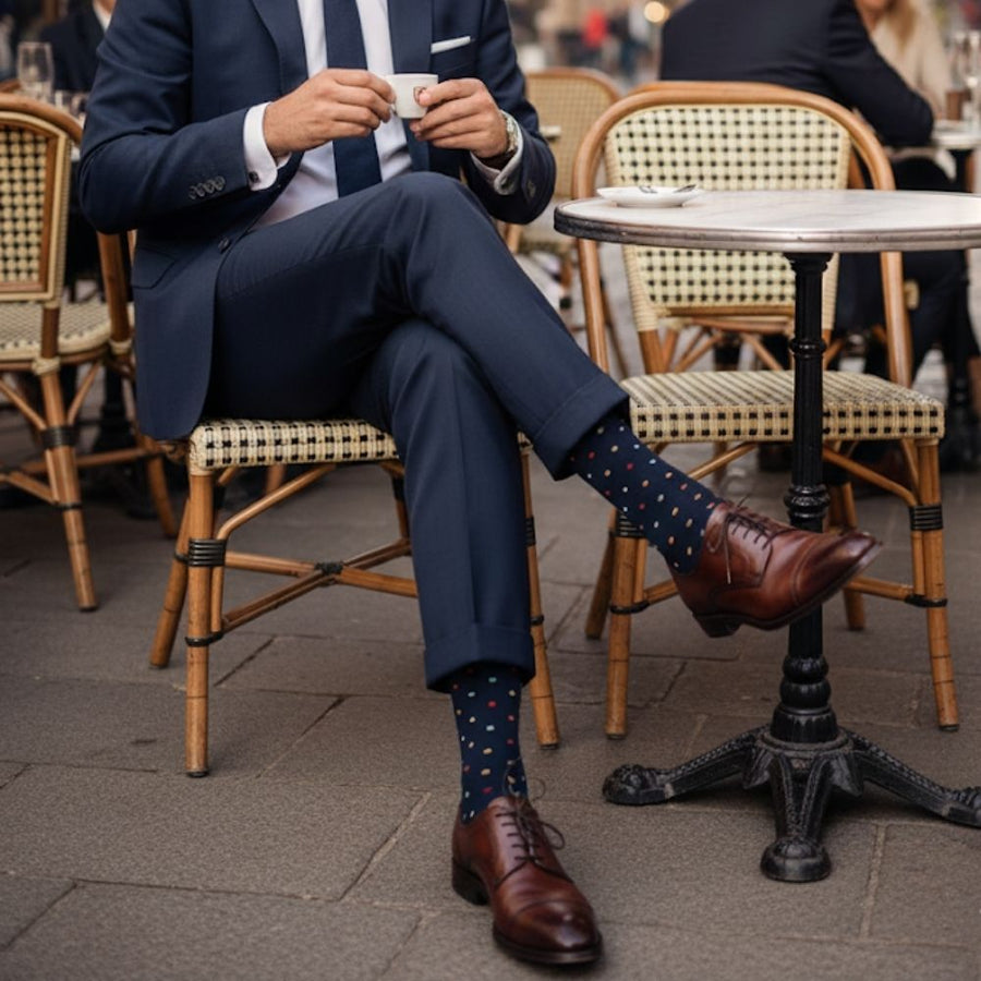 Men's Mid-Calf Dress Socks 5-Pack - Athens — organic cotton socks by Love Sock Company