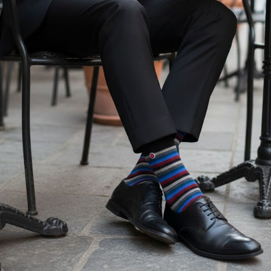 Men's Mid-Calf Dress Socks 3-Pack - Chicago — organic cotton socks by Love Sock Company