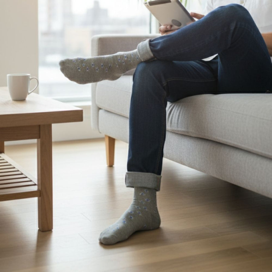 Men's Mid-Calf Dress Socks 3-Pack - Shark Tank — organic cotton socks by Love Sock Company