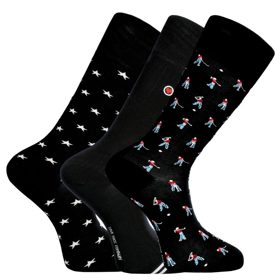 Men's Golf Gift Set 3-Pack — organic cotton socks by Love Sock Company