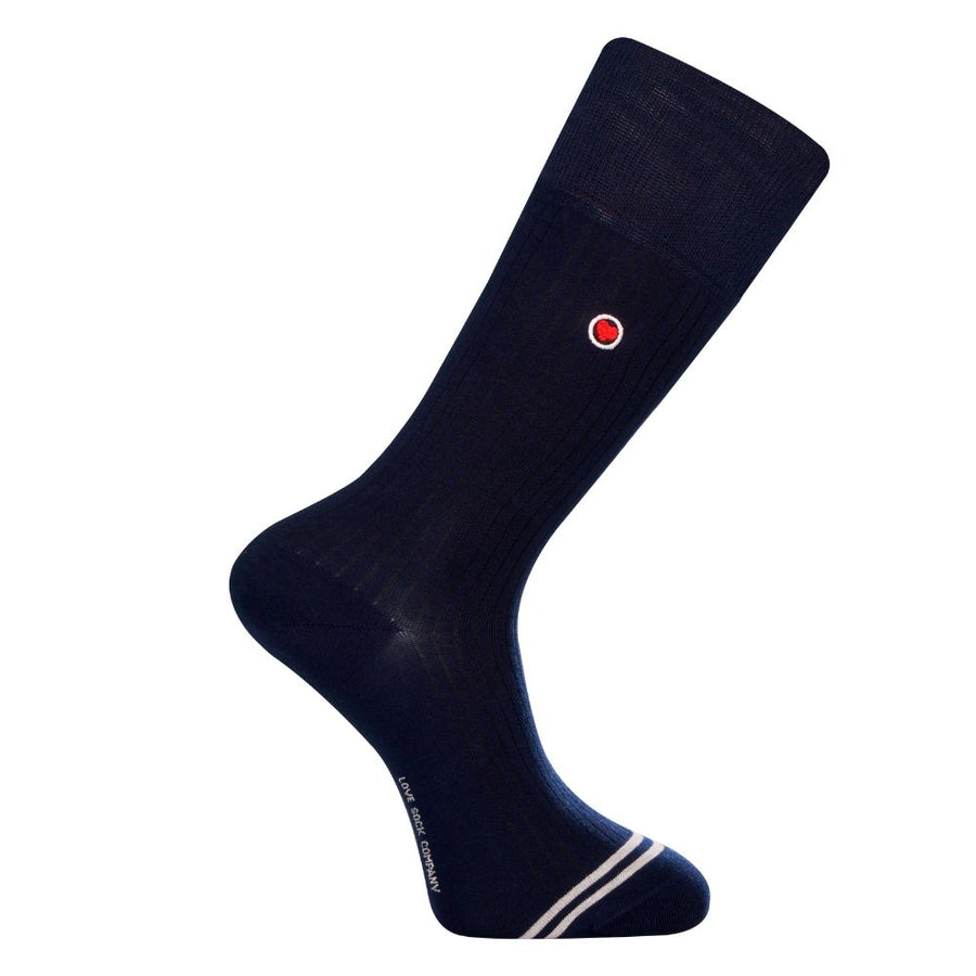 Men's Mid-Calf Dress Socks 3-Pack - Ribbed Solids — organic cotton socks by Love Sock Company
