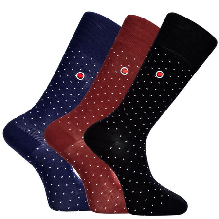 The Non-Binding 3-Pack: Premium Men's Mid-Calf Dress Socks - Classic